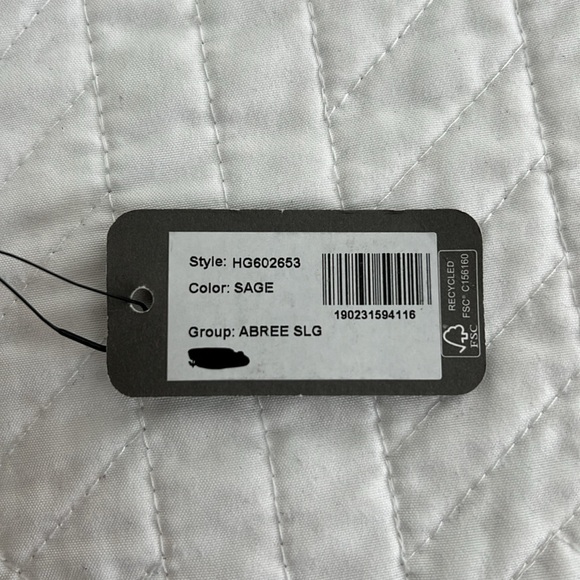 Brand New Guess Factory Abree Wallet, Sage - Picture 8 of 8